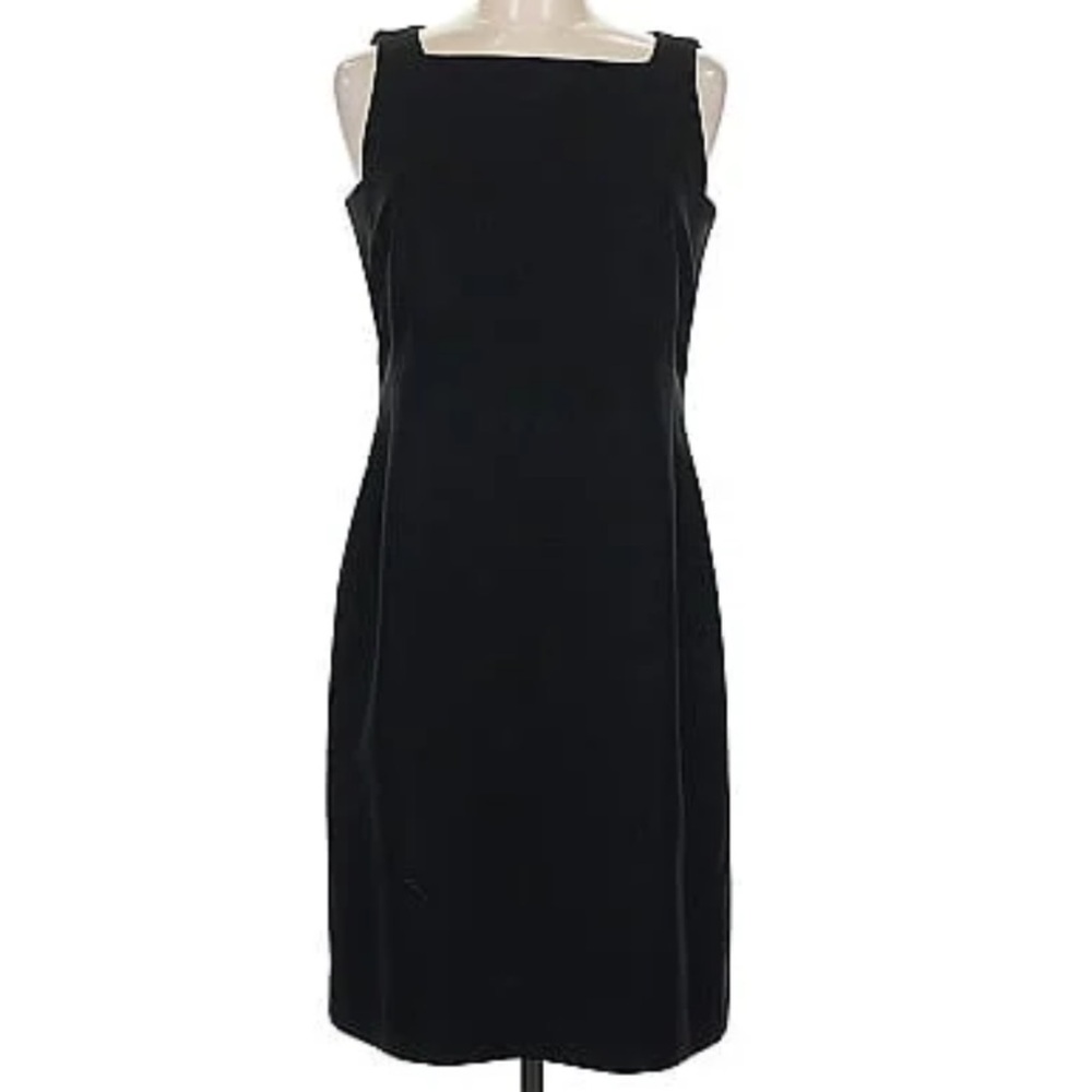 Ann Taylor Classic Black Velvet Dress